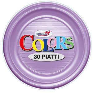 Plastic borden lila 22 cm