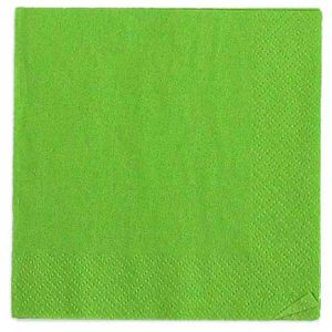 Servetten Limegroen