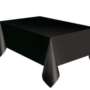 tafelkleed plastic zwart